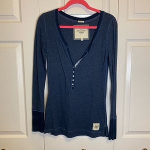 Abercrombie long sleeve Henley